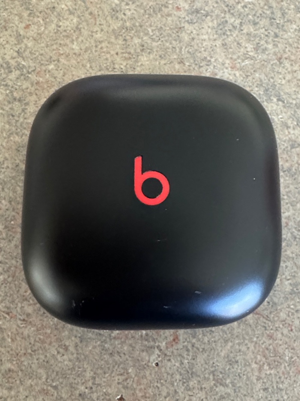 Beats by Dre Black Earbud Charging Case with Red Logo